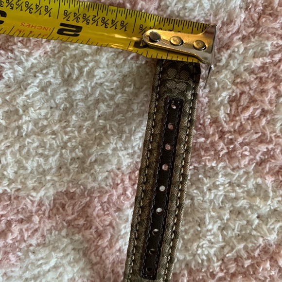 Coach Watch Women Gold Tone Round Logo Dial Date Leather - Picture 10 of 12